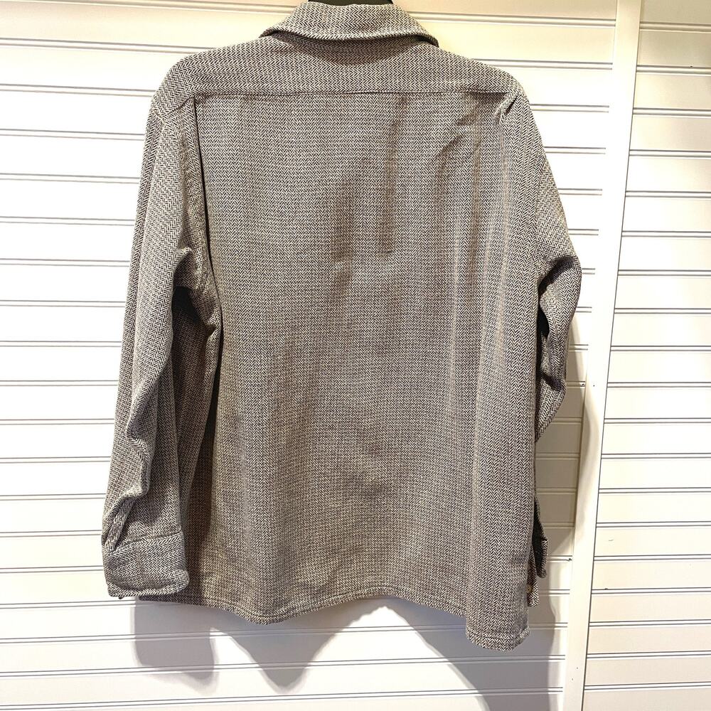 Halston Wool Blend Plaid Button Down Long Sleeve … - image 2